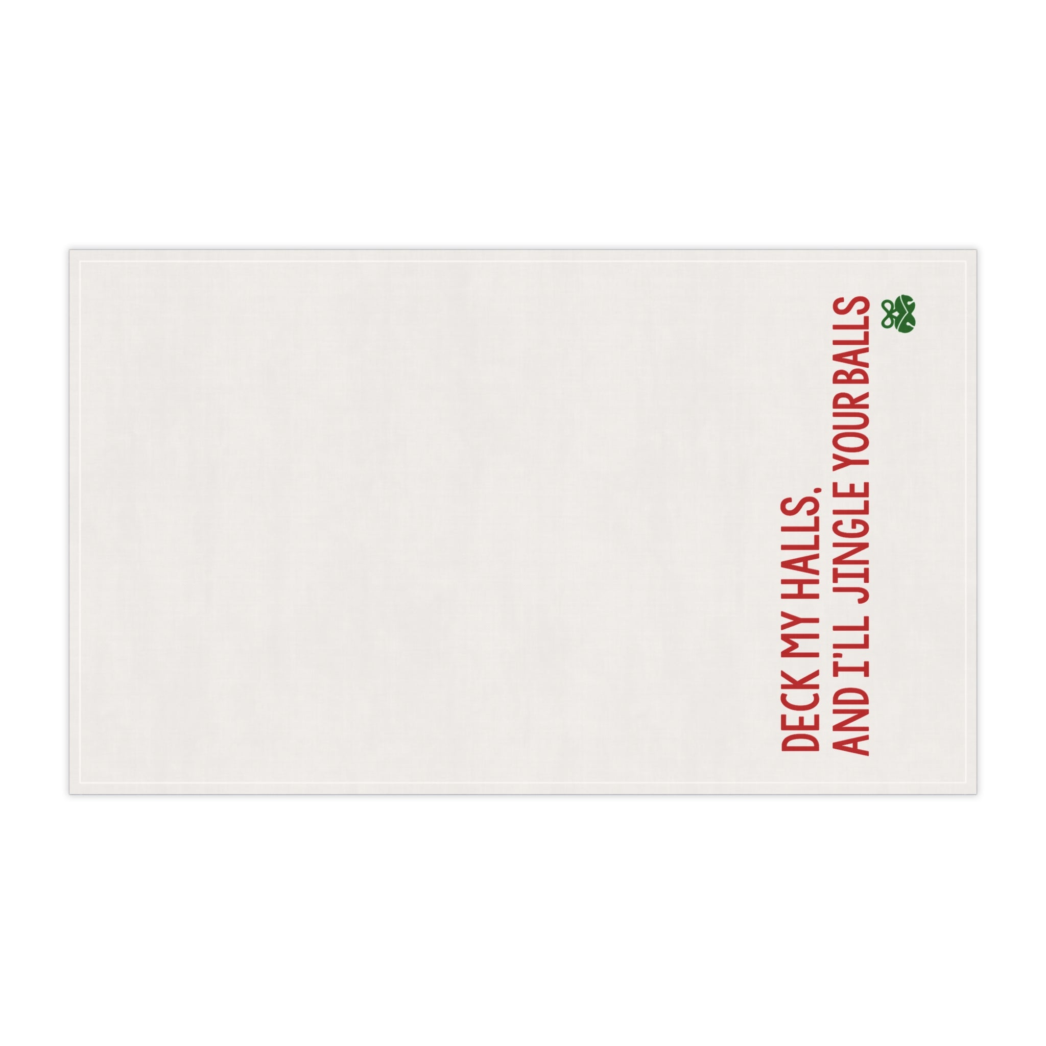 Deck My Halls Tea Towel