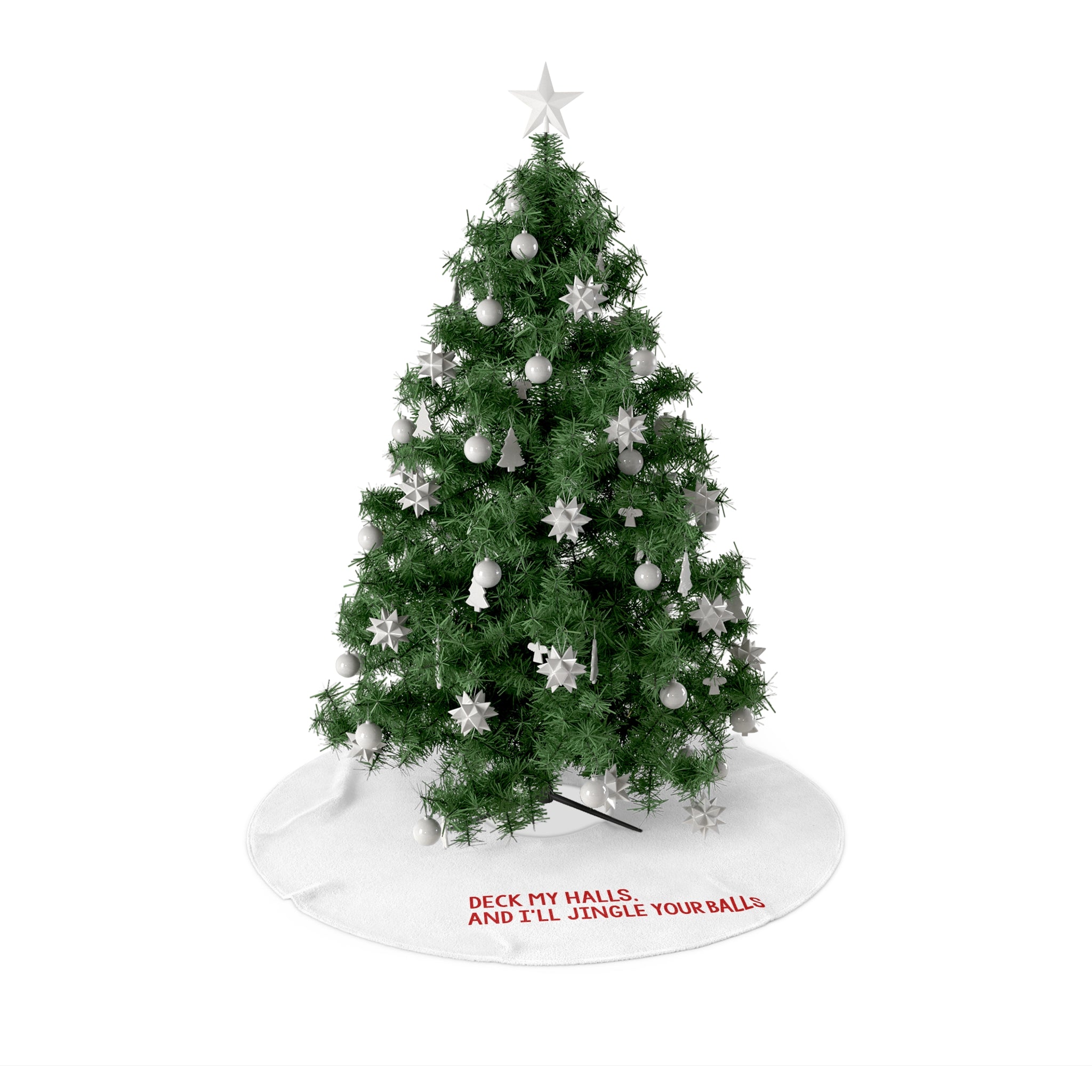 Deck My Halls Tree Skirt