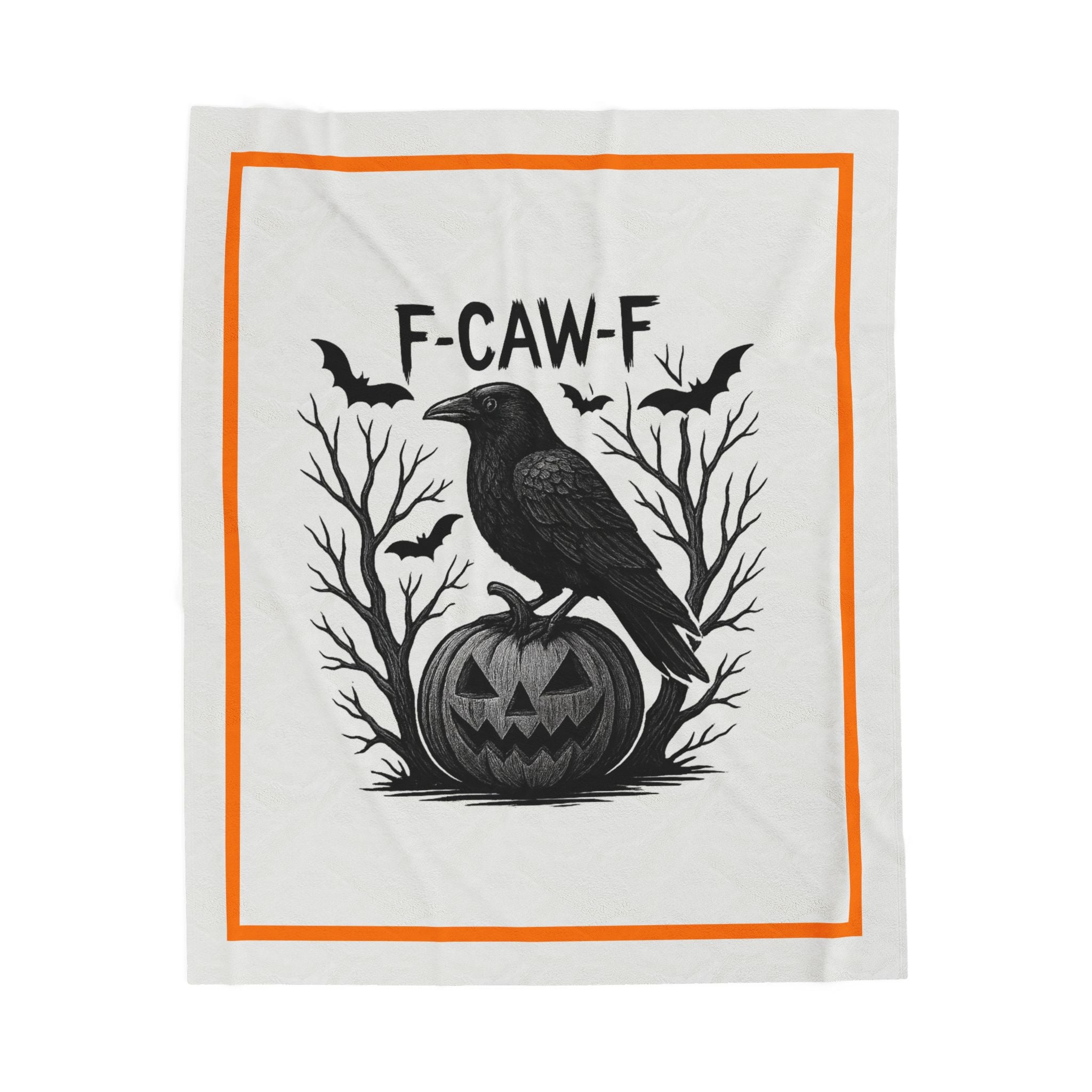 F-caw-F Throw Blanket
