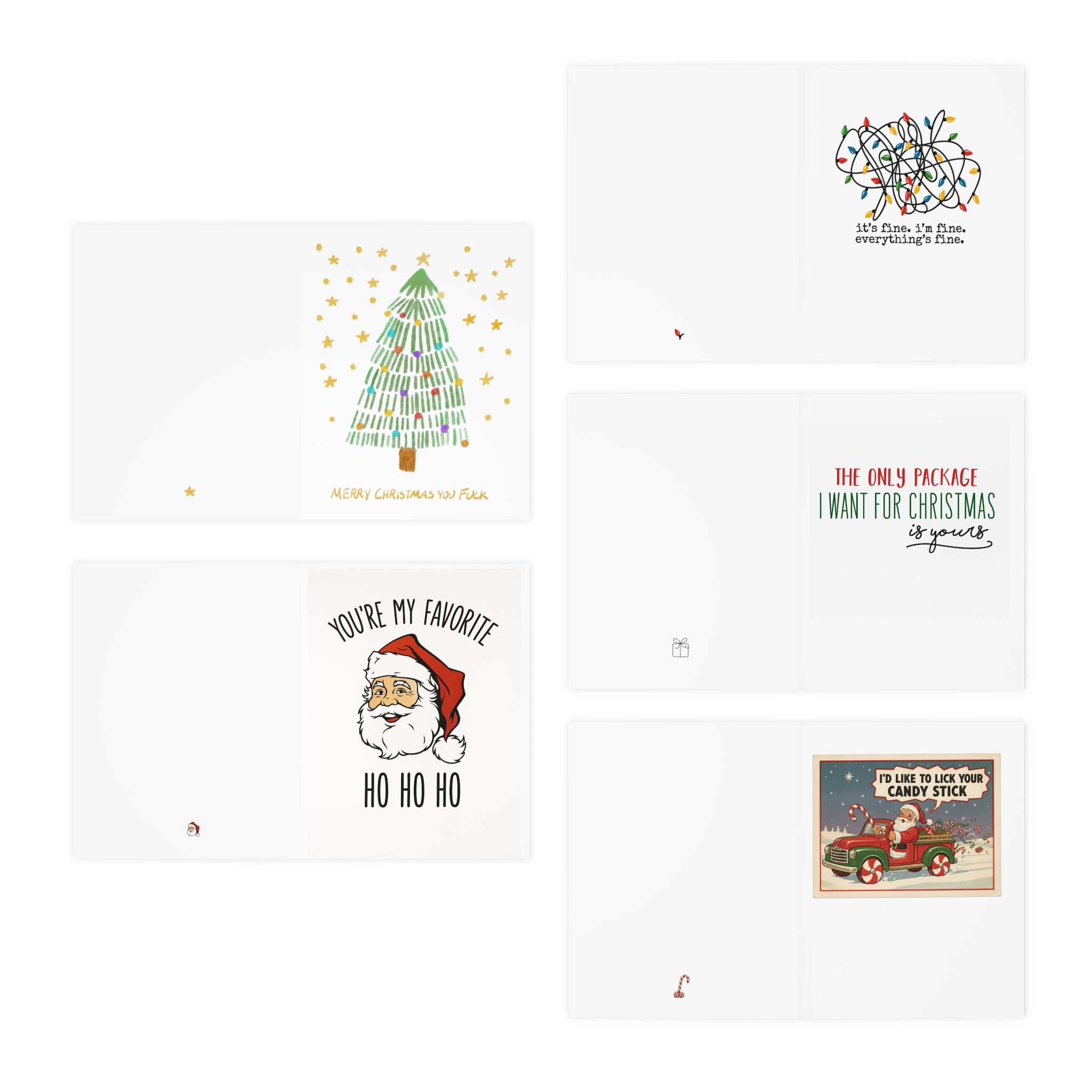 Naughty Christmas Cards
