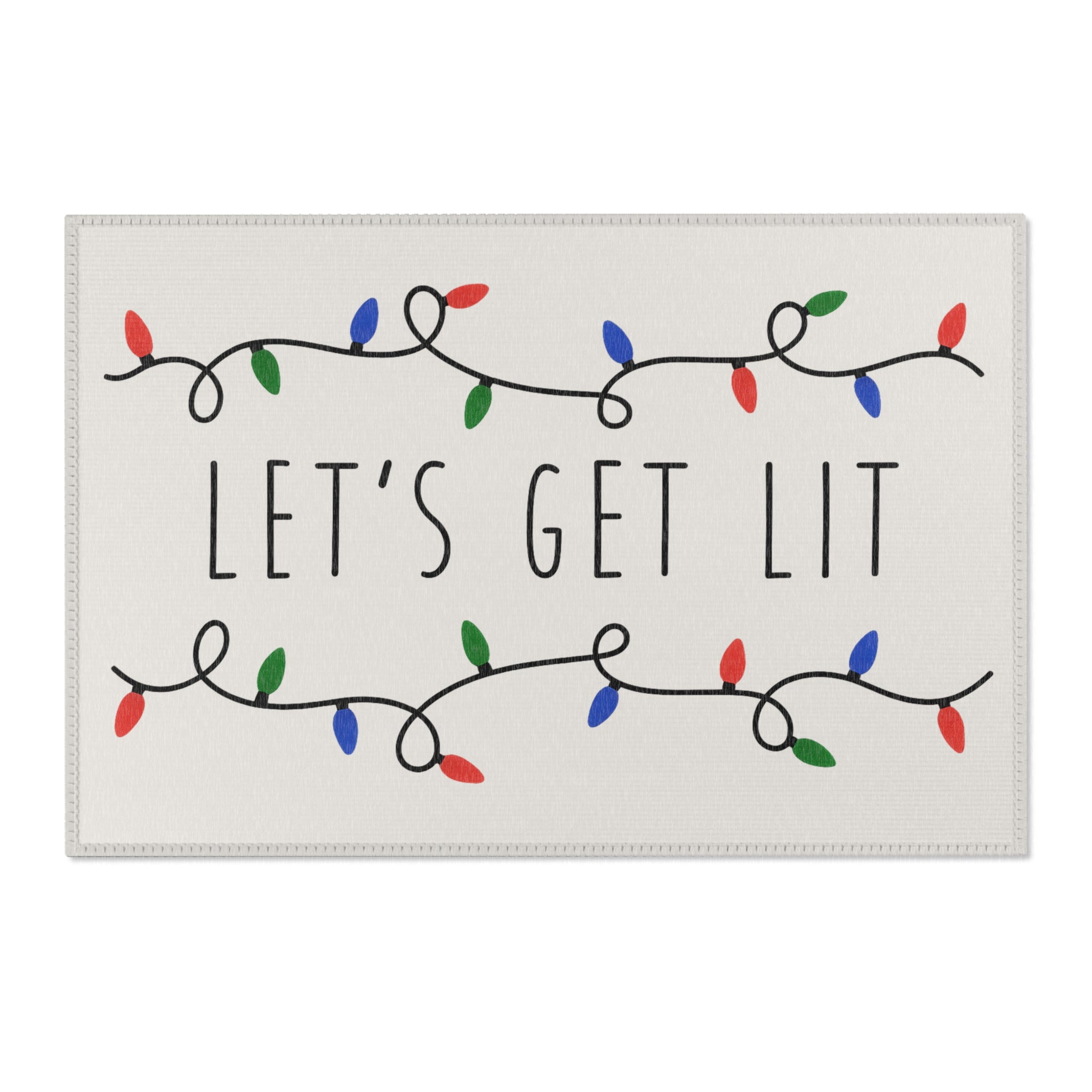 Lets Get Lit Indoor Rug