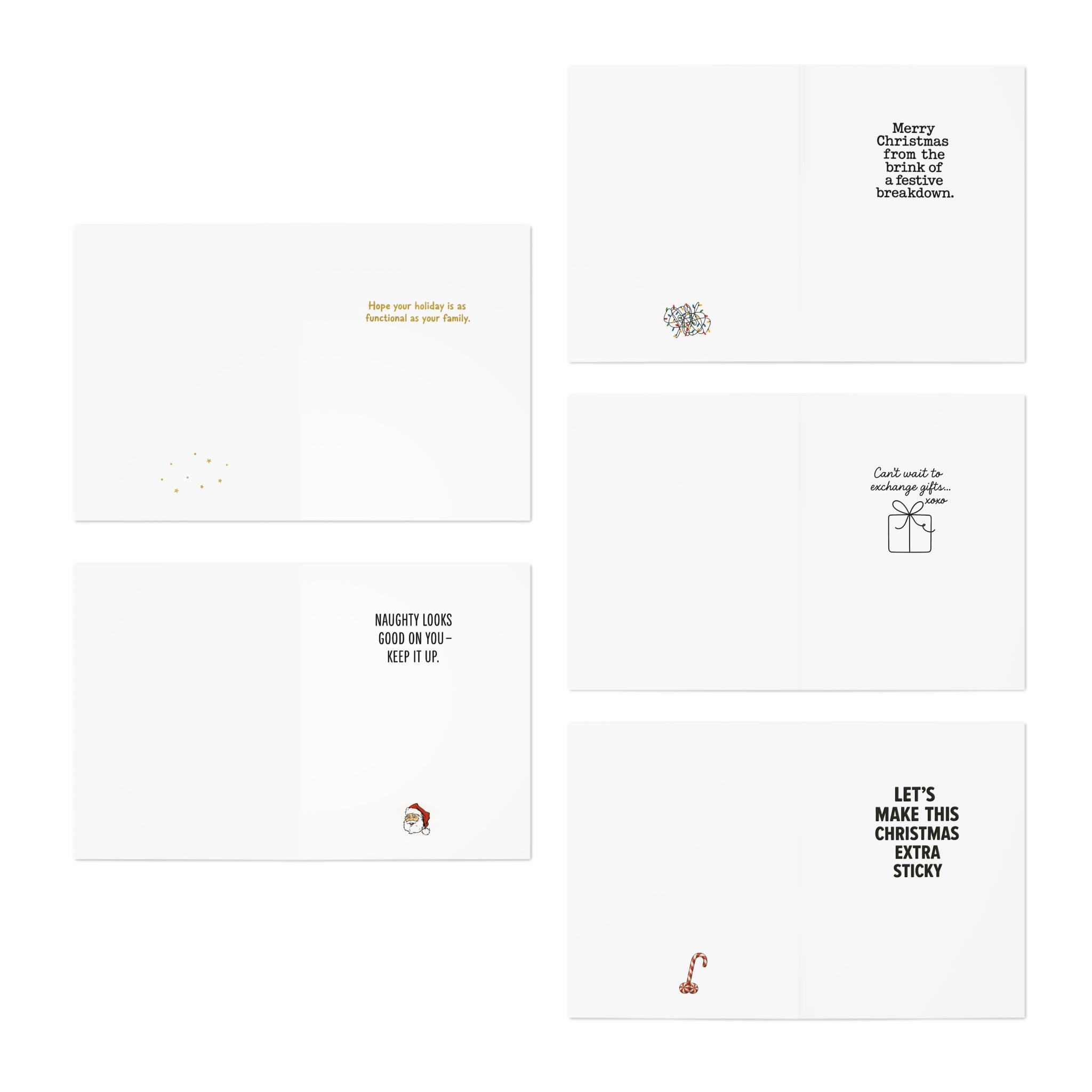 Naughty Christmas Cards