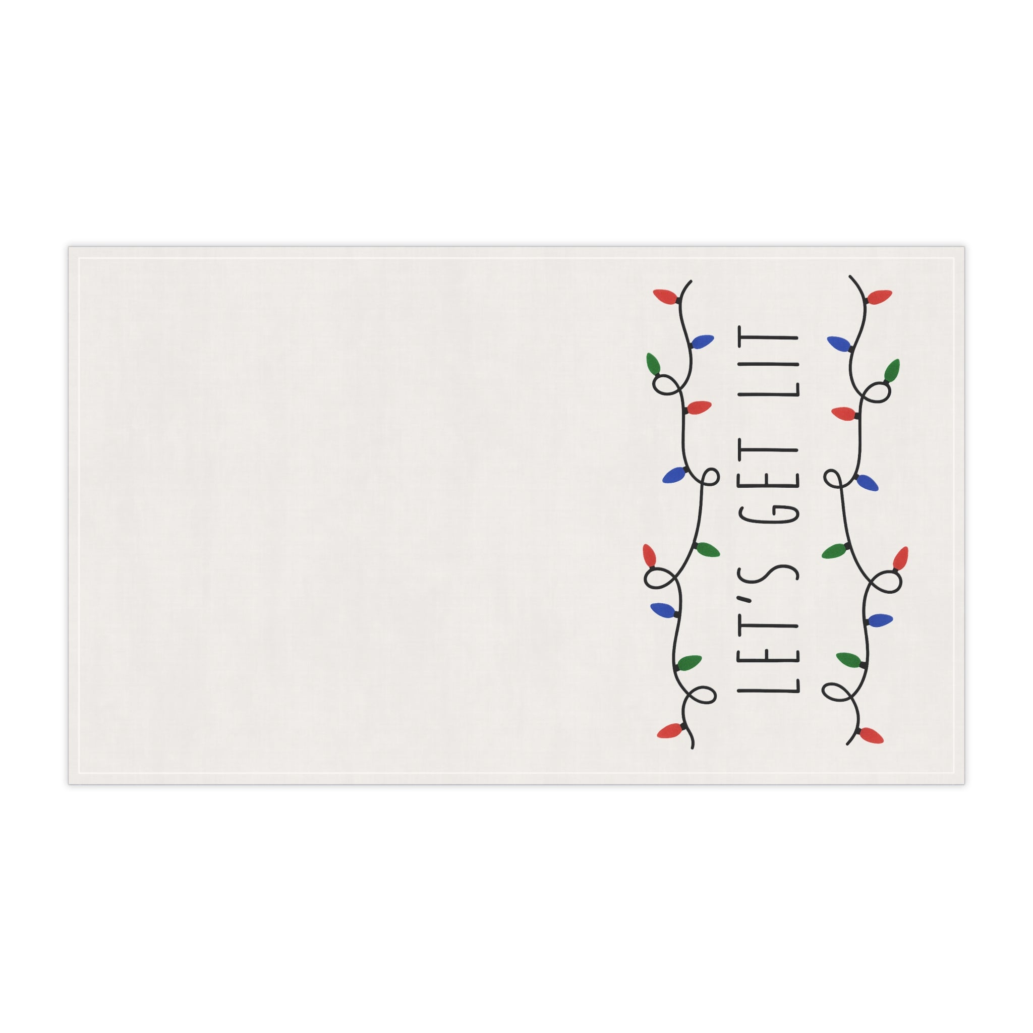 Lets Get Lit Tea Towel